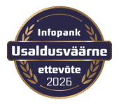 KLIIMAKAUBAMAJA_OU_11212544_Usaldusvaarne_ettevote_2026_Margis_EE Infopanga usaldisväärne ettevõte 2026 märgis